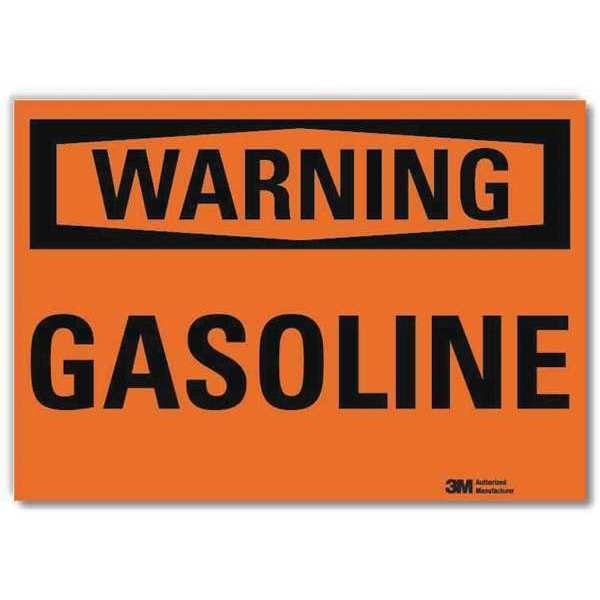 Lyle Warning Sign, 7 in H, 10 in W, Vertical Rectangle, English, U6-1096-RD_10X7 - U6-1096-RD_10X7