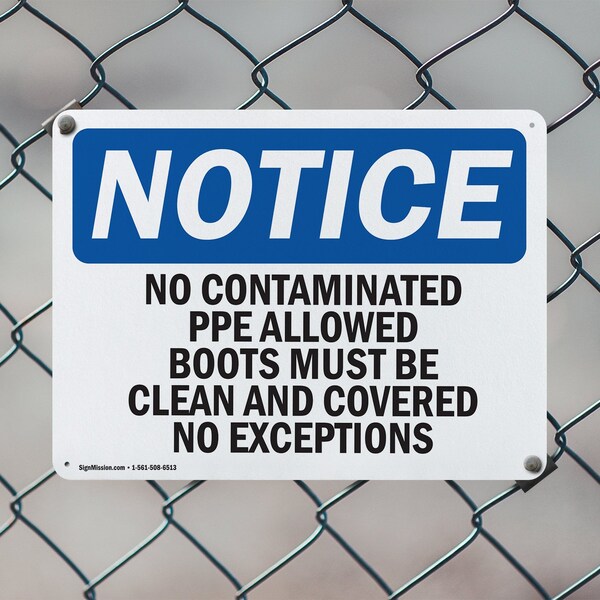 Signmission 12 in Height, 18 in Width, Aluminum, Rectangle - OS-2PACK-NS-A-1218-L-14468