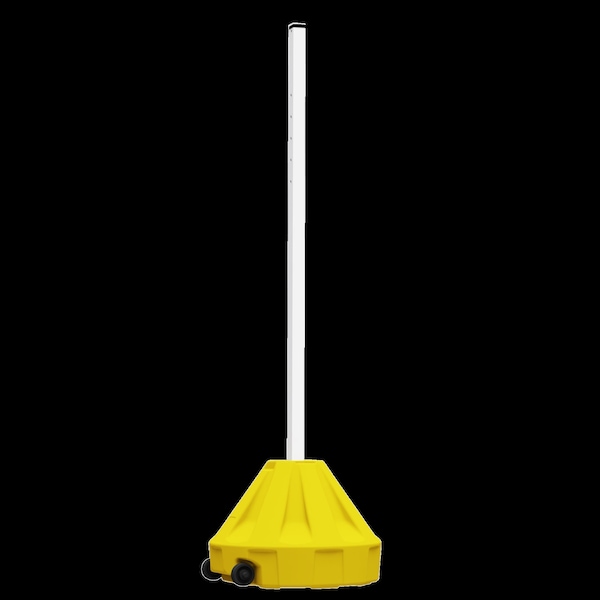 Plasticade , Plastic White and Yellow, Matte, 72 in L, 16.5 in D - UVRAP24Y-72PK