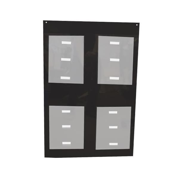 Cal-Mil 23 in x 35 in Black Communication Board - 200