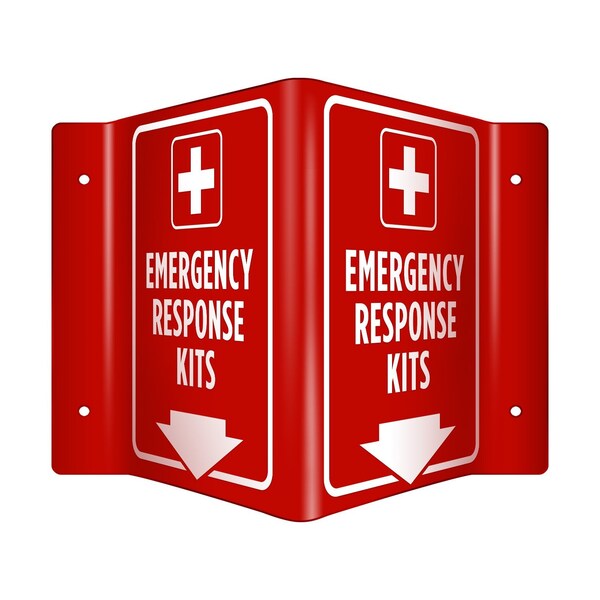 Aek Emergency Response Kits 3D Sign - EN9486