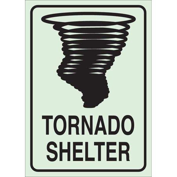 Brady Tornado Shelter, 10 in W x 14 in H, Rectangle, Polyester, 90184 - 90184
