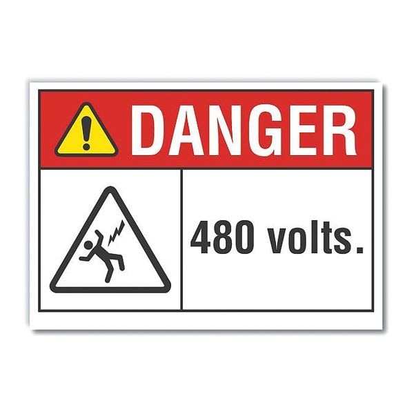 Lyle Decaldanger 480 Volts, 5"x3.5" - LCU4-0155-ND_5X3.5