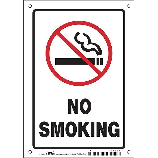 Condor Safety Sign, 10" H, 7 in W, Horizontal Rectangle, English, 474C98 - 474C98
