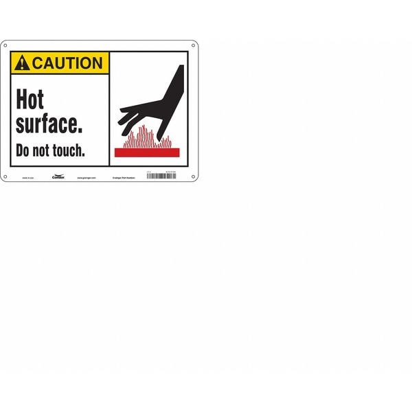 Condor Danger Sign, 10 in H, 14 in W, Aluminum, Horizontal Rectangle, English, 474Y09 - 474Y09