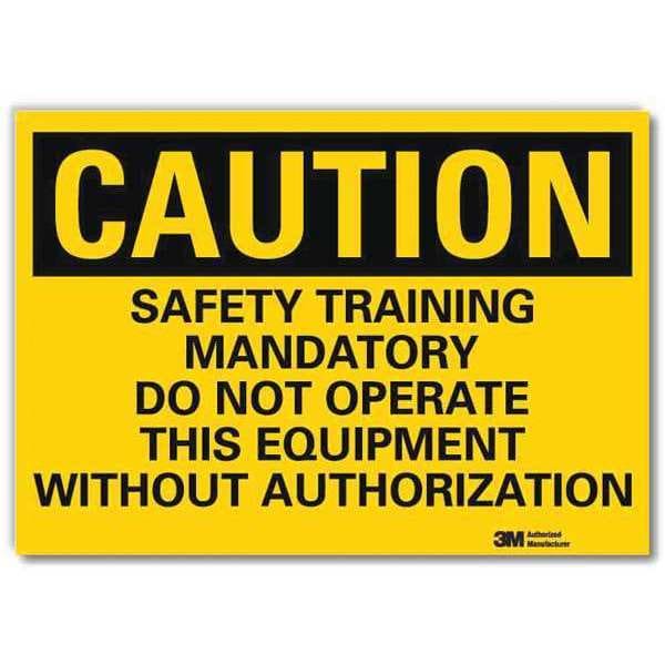 Lyle Safety Sign, 10 in Height, 14 in Width, Reflective Sheeting, Horizontal Rectangle, English - U4-1662-RD_14X10
