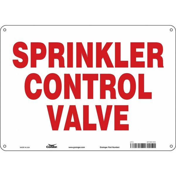 Condor Safety Sign, 14" W, 10" H, 0.032" Thickness - 470C39