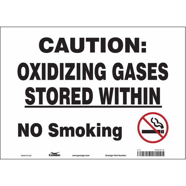 Condor Chemical Sign, 10" H, 14 in W, Vinyl, Horizontal Rectangle, English, 486A32 - 486A32