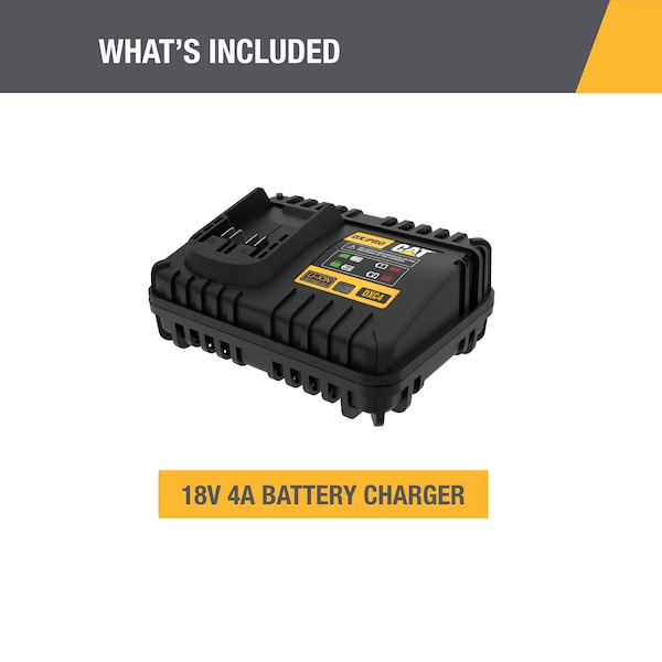 Caterpillar Cat 18V 1 FOR ALL 4-Amp Battery Charger - DXC4