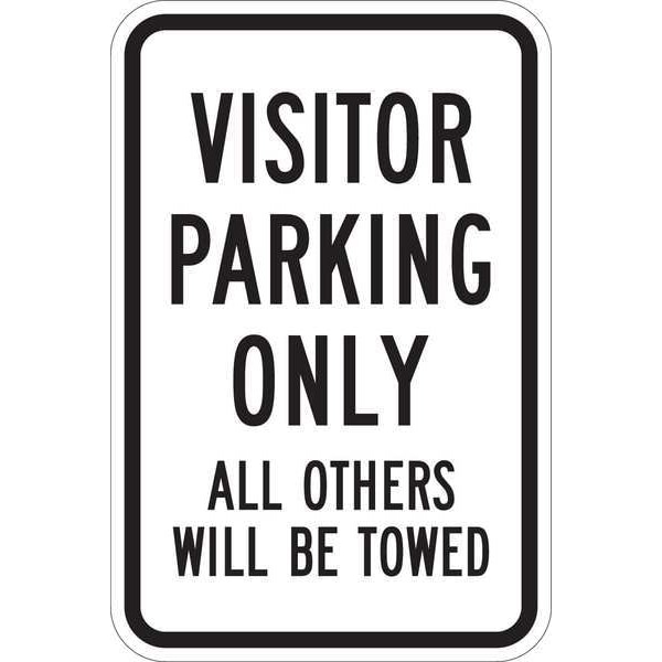 Lyle Visitor Parking Sign, 18" x 12, T1-1045-EG_12x18 - T1-1045-EG_12X18