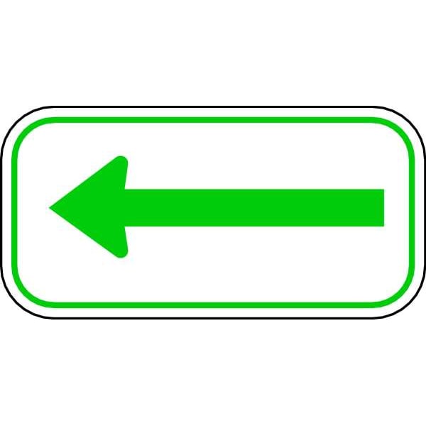 Lyle Arrow Supplemental Parking Sign, 6" x 12, AR-004-12HA - AR-004-12HA