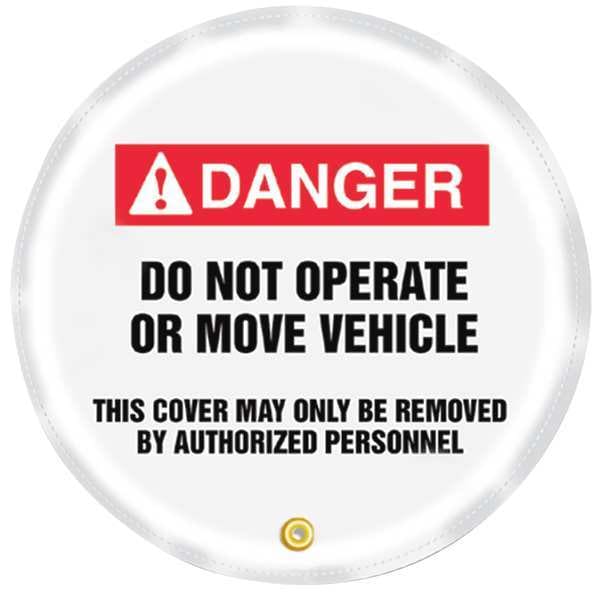 Accuform Danger Sign, 20 in Height, 20 in Width, Vinyl, English - KDD725