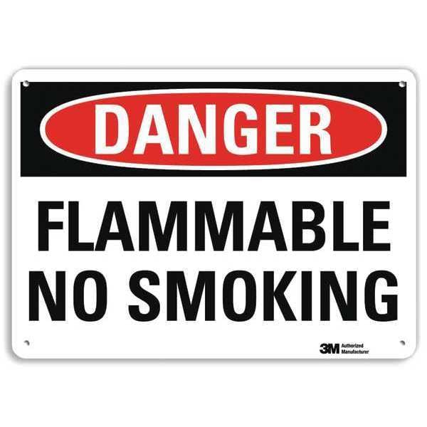 Lyle Danger Sign, 7" H, 10" W, Plastic, Vertical Rectangle, English, U3-1505-NP_10X7 - U3-1505-NP_10X7