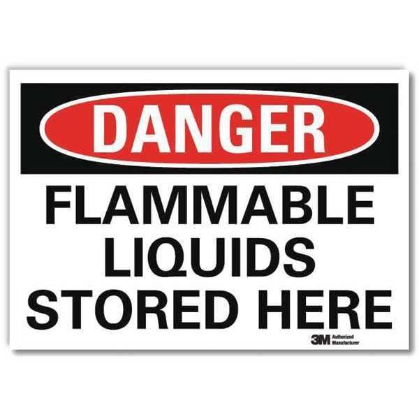 Lyle Danger Sign, 7 in H, 10 in W, Vertical Rectangle, English, U3-1490-RD_10X7 - U3-1490-RD_10X7