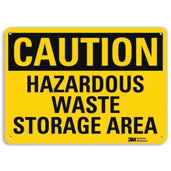 Lyle Safety Sign, 10 in Height, 14 in Width, Aluminum, Horizontal Rectangle, English, U4-1384-RA_14X10 - U4-1384-RA_14X10