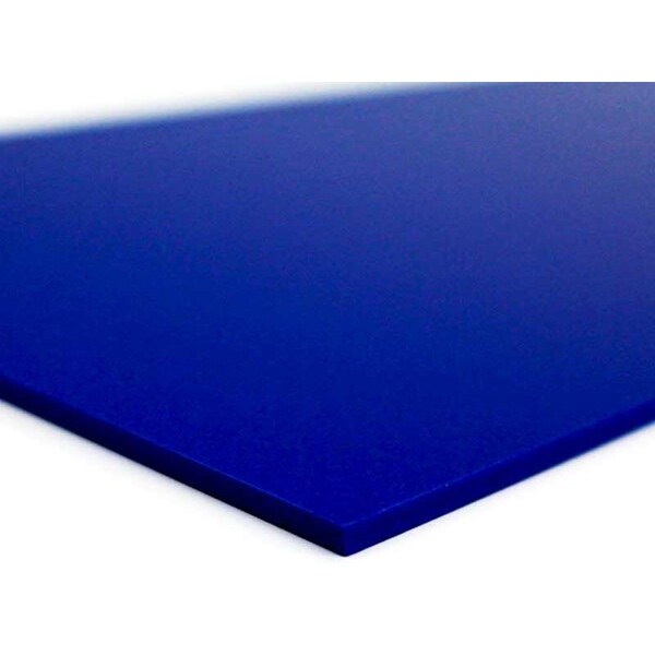 Visual Workplace PVC-Board, Dark Blue, 6"X12 - 15-1924-0612-608