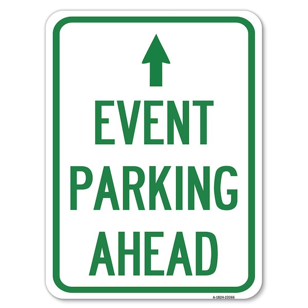 Signmission Parking Sign & Post Kit Heavy-Gauge Aluminum Rust Proof Parking Sign, 18" x 24", A-1824-23366 - A-1824-23366
