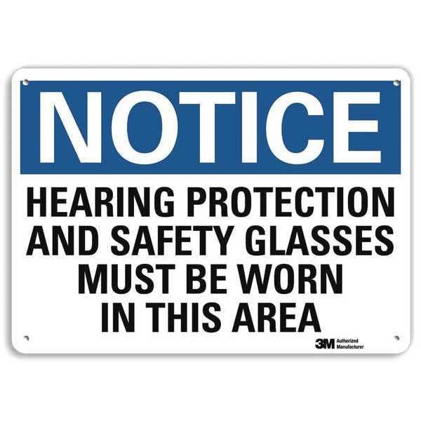 Lyle NoticeSign, RecycldReflecAlum, 14inWx10inH, U5-1263-RA_14X10 - U5-1263-RA_14X10