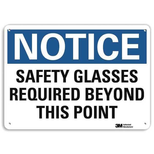 Lyle Plastic Notice Sign, 4 Holes, 10"x7", U5-1500-NP_10X7 - U5-1500-NP_10X7