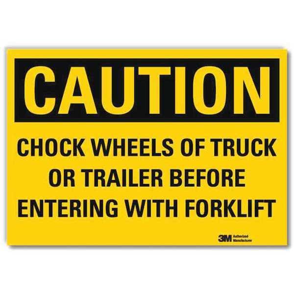 Lyle Safety Sign, 10 in H, 14 in W, Reflective Sheeting, Horizontal Rectangle, English, U4-1128-RD_14X10 - U4-1128-RD_14X10