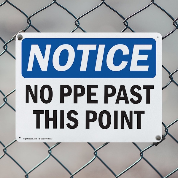Signmission 7 in Height, 10 in Width, Aluminum, Rectangle - OS-2PACK-NS-A-710-L-14758