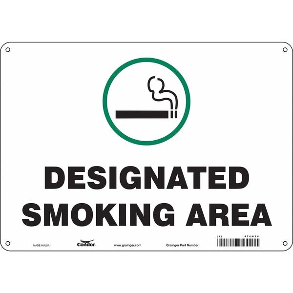 Condor Safety Sign, 10" H, 14 in W, Horizontal Rectangle, English, 474M26 - 474M26