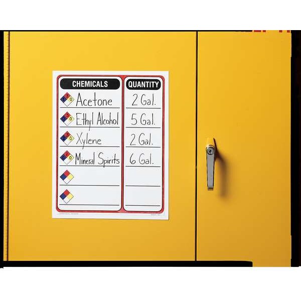 Brady NFR Hazard Rating Sign, 15 in Height, 12 in Width, Rectangle - 30676