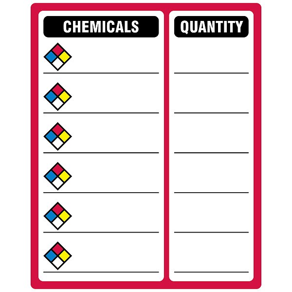 Brady NFR Hazard Rating Sign, 15 in Height, 12 in Width, Rectangle - 30676