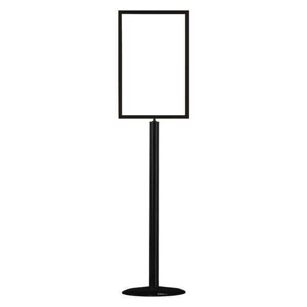Zoro Select Sign Holder, 14In x 22In Frame, Black - 1310U-33-1422HD-V