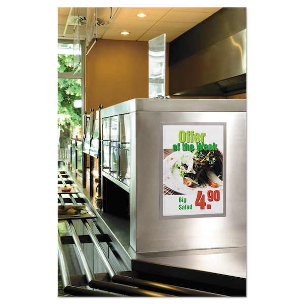 Durable Office Products DURAFRAME Sign Holder, 11 x 17, Black Frame, PK2 - 476901