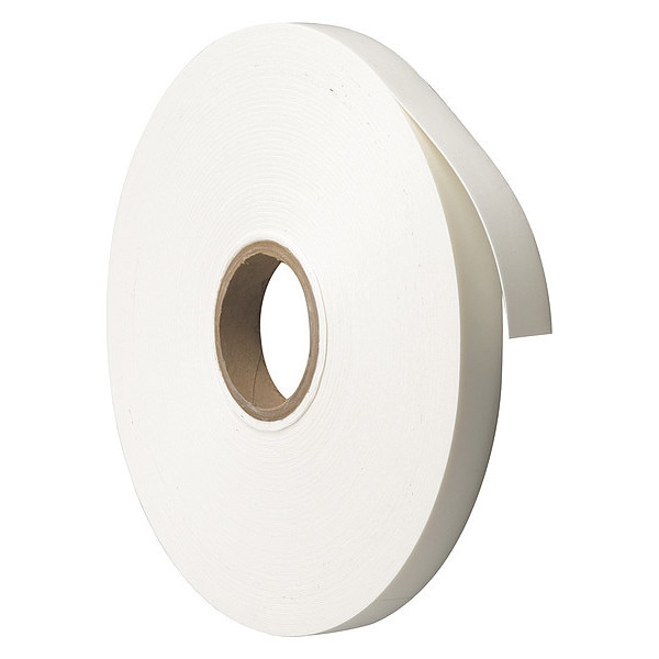 Brady Double Sided Tape, B-156 Foam, 1 in, White - 19811