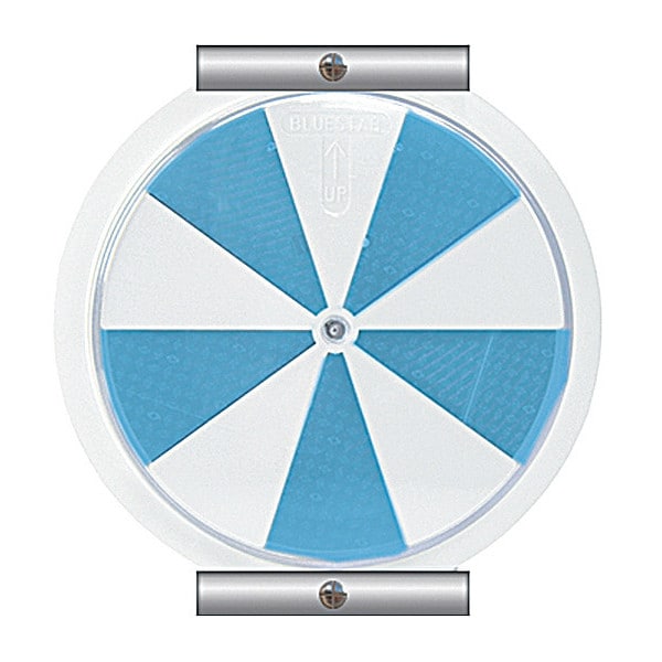 Accuform Ice Alert Indicator Sign, 6 in Height, 6 in Width, Aluminum, Plastic, Circle, No Text - 487D05