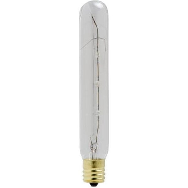 Globe Electric Globe Electric 70943 40 Watts T6.5 Clear Tubular Exit Sign Light Bulb; Pack Of 6 - 707206