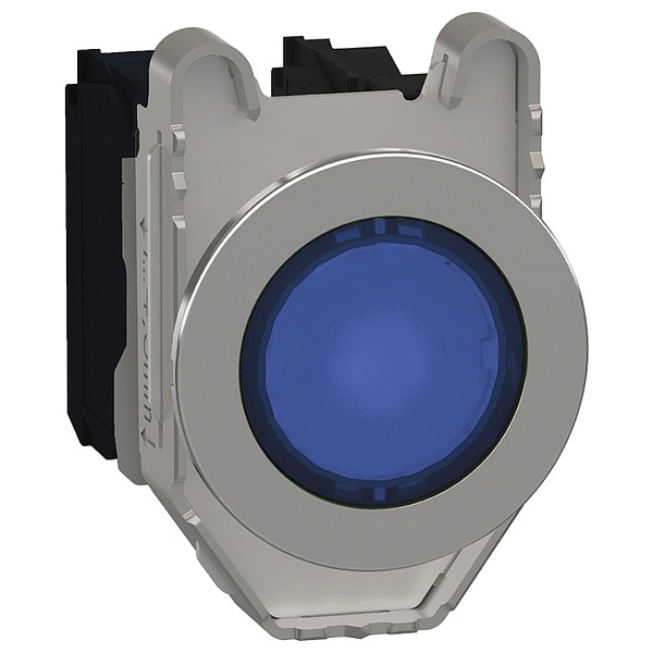 Botón pulsador Schneider Electric, 30 mm, 1NO/1NC, Azul - XB4FW36G5