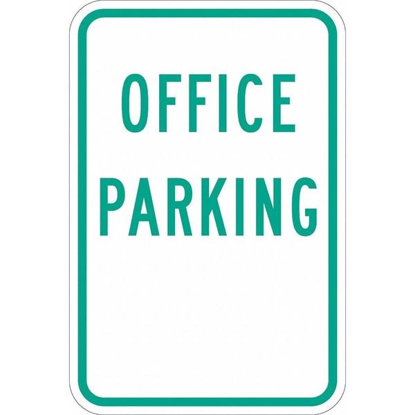 Lyle Office Parking Sign, 18" x 12, T1-1193-EG_12x18 - T1-1193-EG_12X18