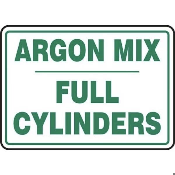 Accuform CYLINDER SIGN ARGON MIX CYLINDER MCPG524VP - MCPG524VP