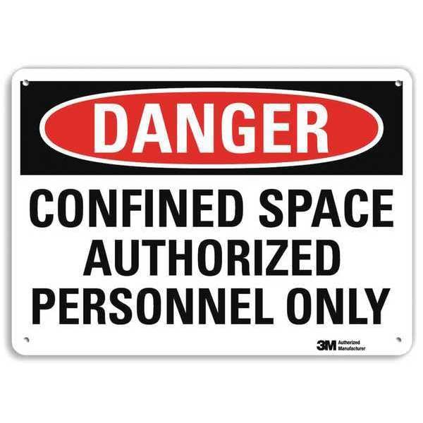 Lyle Danger Sign, 10" W, 7" H, 0.040" Thickness, U1-1020-NA_10x7 - U1-1020-NA_10X7