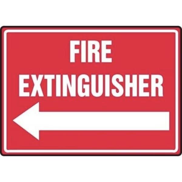 Accuform Safety Sign FIRE EXTINGUISHER LEFT MFXG460XL - MFXG460XL