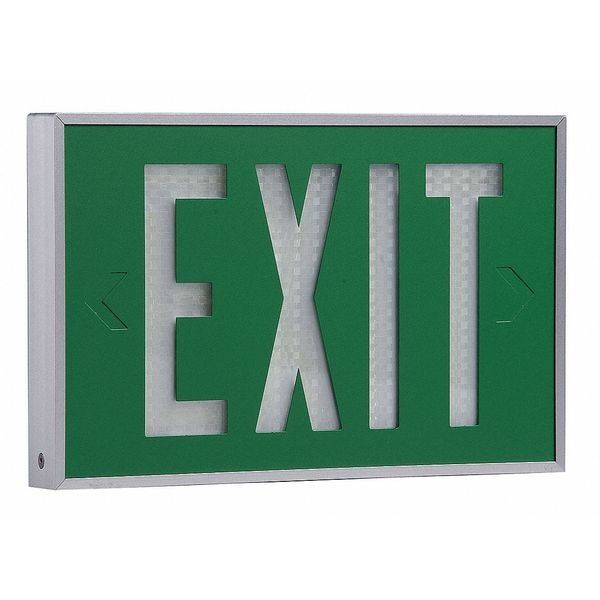 Isolite Self-Luminous Exit Sign, 1 Face(s), Tritium, Universal Mount - 2040-01-20-G