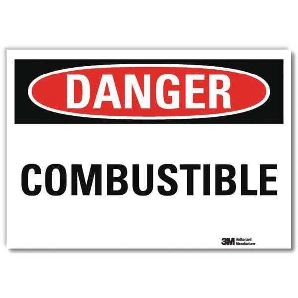 Lyle Danger Sign, 5 in H, 7 in W, Horizontal Rectangle, English, U3-1181-RD_7X5 - U3-1181-RD_7X5