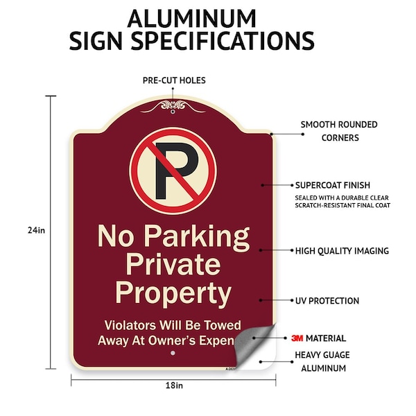 Signmission Slow-Reduce Speed When Entering Parking Lot, Red & White Aluminum Sign, 18" x 24", RW-1824-22889 - A-DES-RW-1824-22889