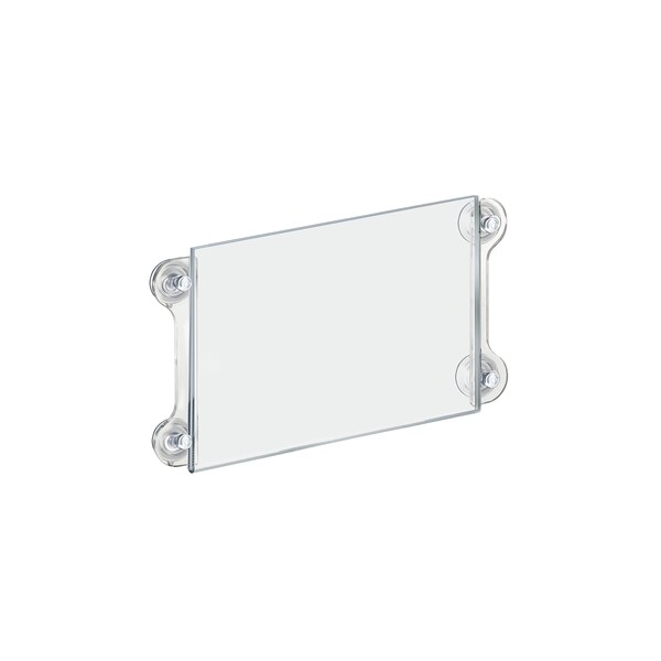Azar Displays 11"W x 8.5"H Sign Frame W/ suction cups, PK2 - 106615