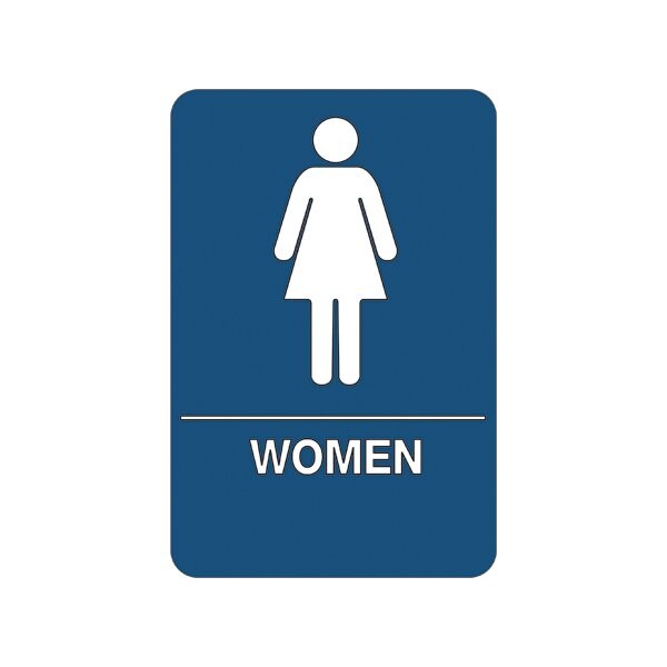 Bsc Preferred Women Restroom ADA Compliant Plastic Sign - BUY00087469