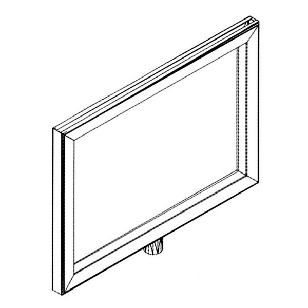 Amko 5 x 7 in. Metal Sign Holder, Chrome - MC57-CH