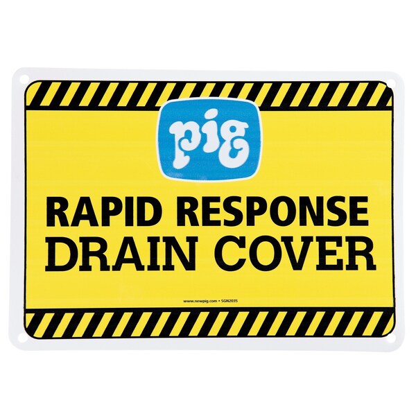 Pig Drain Cover Sign, Vinyl - SGN2035-10X14-VYL
