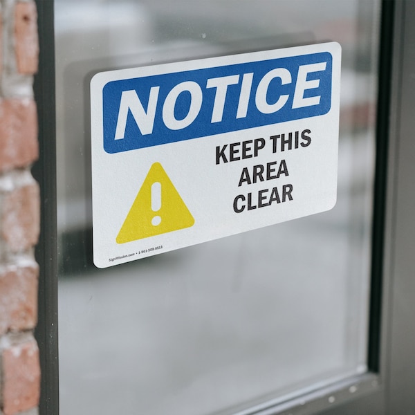 Signmission Safety Culture Sign, 7 in Width, Vinyl Decal, Rectangle - OS-2PACK-NS-D-57-L-15871