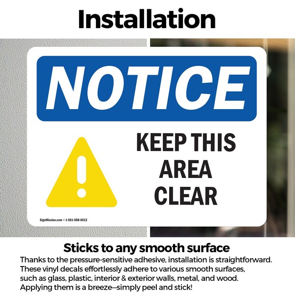 Signmission Safety Culture Sign, 7 in Width, Vinyl Decal, Rectangle - OS-2PACK-NS-D-57-L-15871