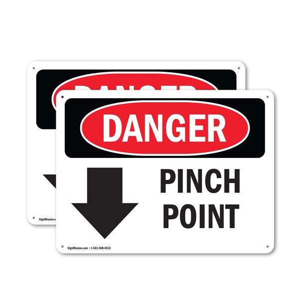 Signmission Safety Culture Sign, 14 in Width, Aluminum, Rectangle - OS-2PACK-DS-A-1014-L-1716
