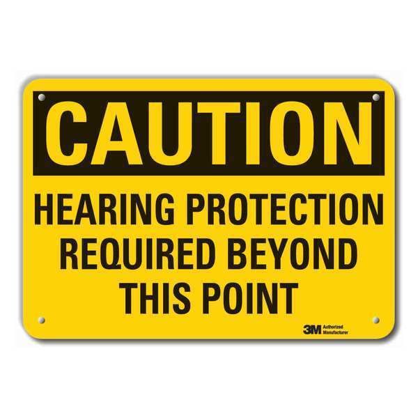 Lyle Caution Sign, 14" W, 10" H, 0.055" Thick, LCU3-0402-NP_14x10 - LCU3-0402-NP_14X10
