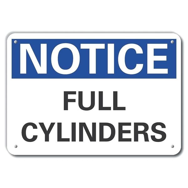 Lyle Notice Sign, 10 in H, 14 in W, Horizontal Rectangle, English, LCU5-0091-RA_14X10 - LCU5-0091-RA_14X10